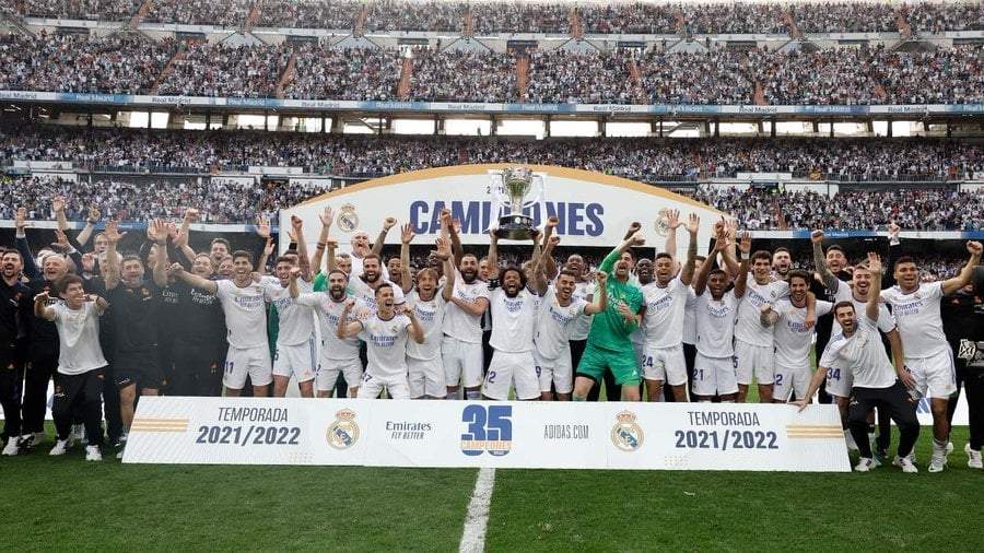 Real Madrid, campeón de la Liga española