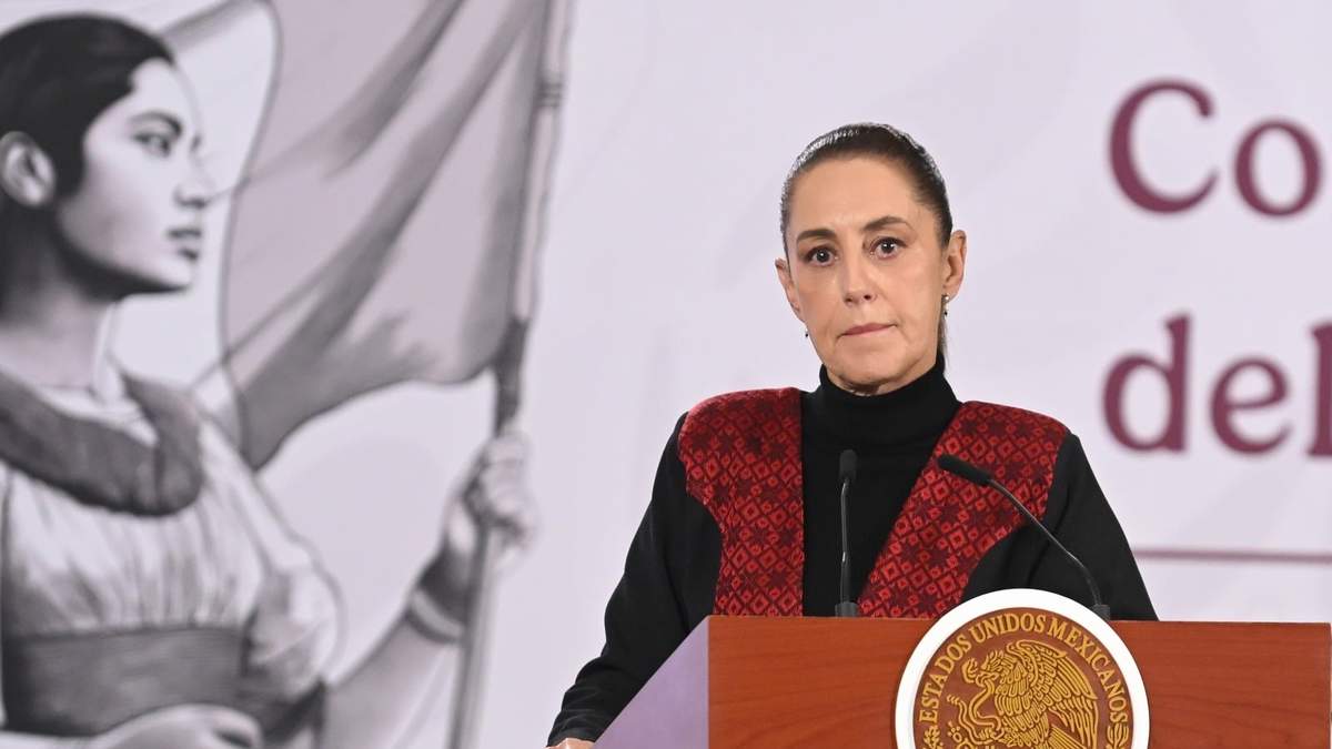 La presidenta Claudia Sheinbaum