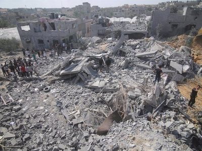 Aumentan a cerca de 10 mil los palestinos muertos por la ofensiva de Israel contra la Franja de Gaza