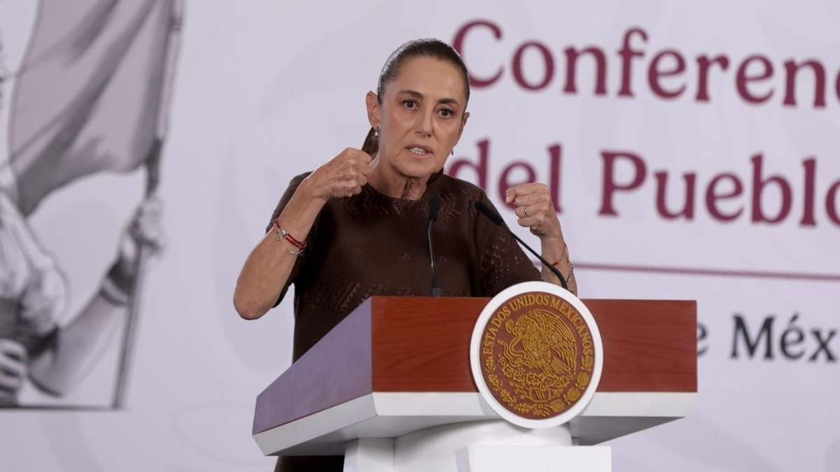 La presidenta Claudia Sheinbaum