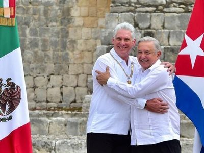 Díaz-Canel agradece a AMLO el apoyo a Cuba: “Gracias, querido hermano”