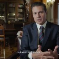 México: mejor que hace seis años, afirma Peña en el primero de una docena de espots