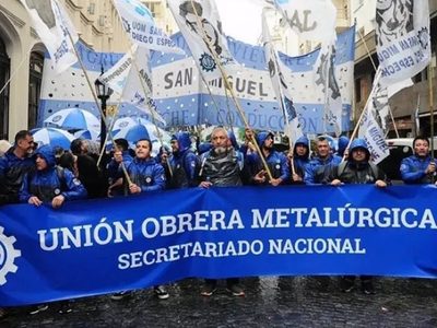 La Unión Obrera Metalúrgica irá al paro nacional el próximo martes tras fracasar en las paritarias