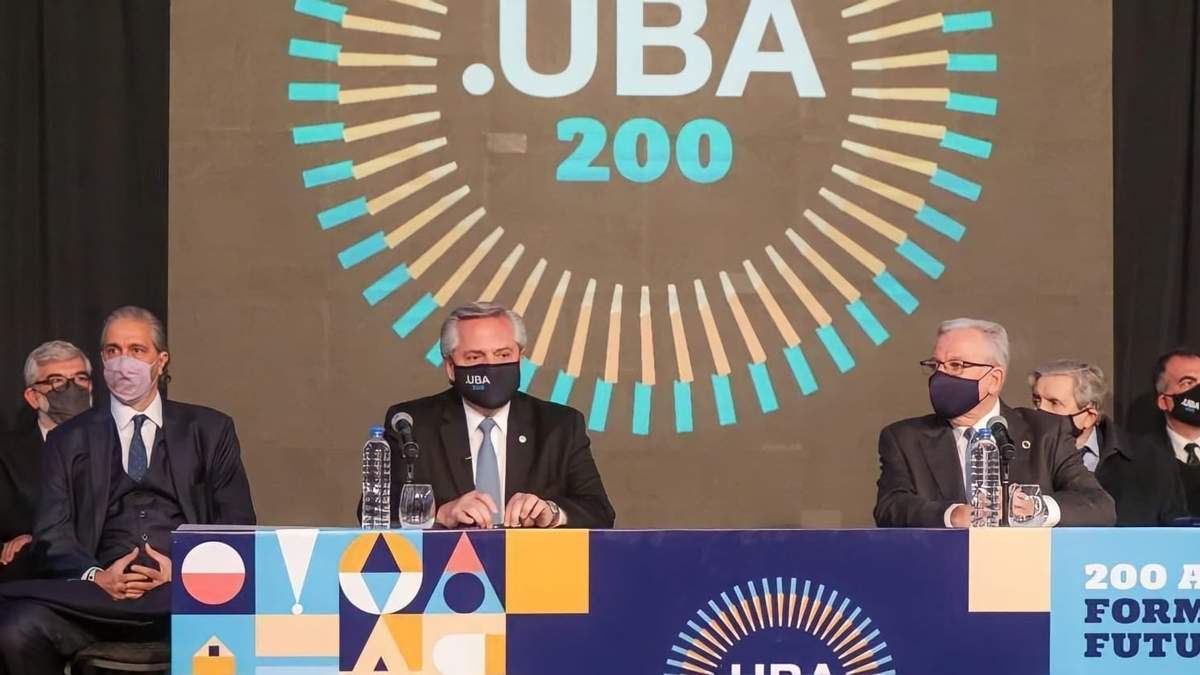 El presidente Alberto Fernández fue el encargado de cerrar con un discurso. Fuente: (Twitter)