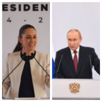 Putin no asistirá a la toma de protesta de Claudia Sheinbaum