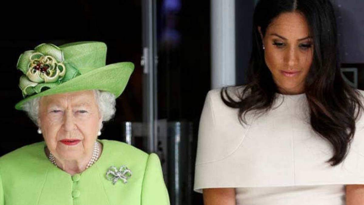 Meghan Markle y la Reina Isabel II. Fuente: (Instagram)