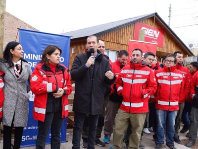 Gutiérrez y Peve encabezaron la inauguración de una nueva sede del SIEN