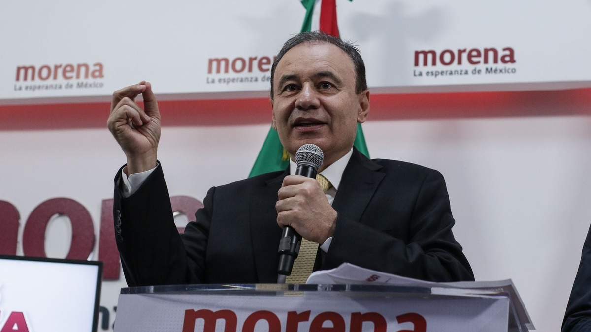 El presidente del Consejo Nacional de Morena, Alfonso Durazo