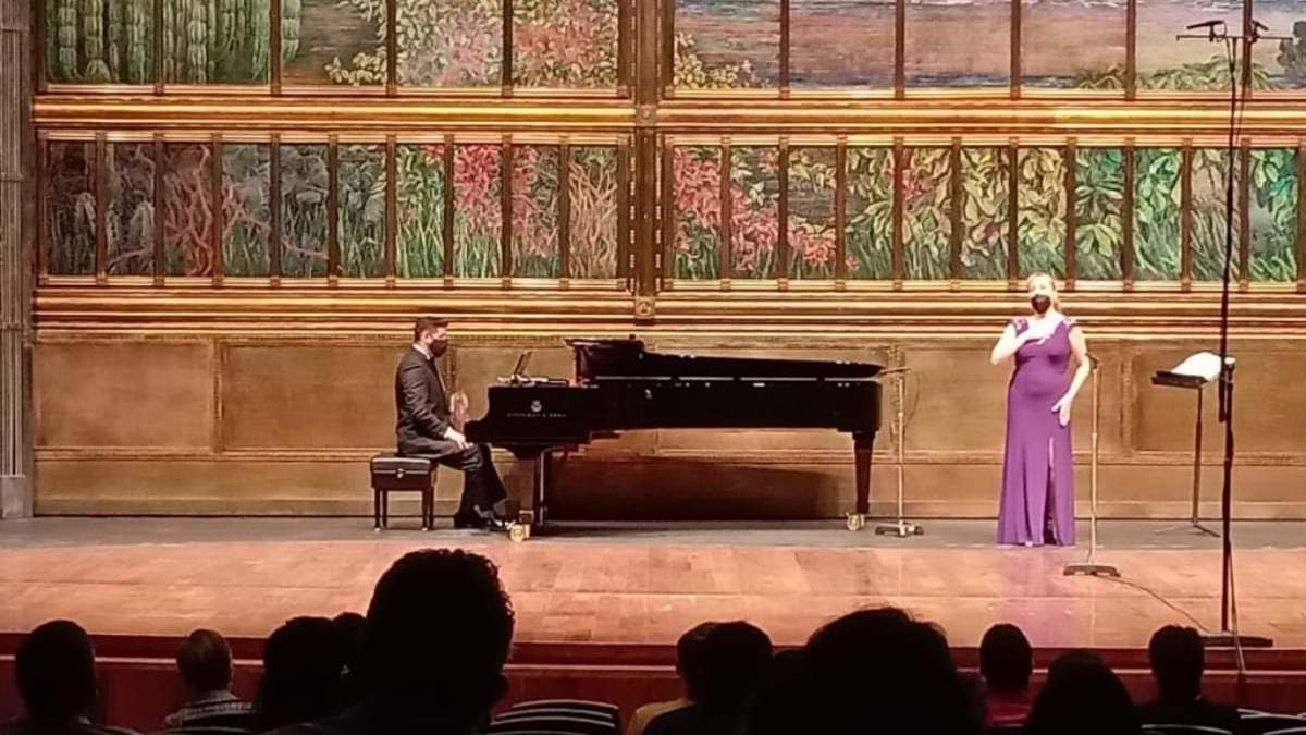Un recital en Bellas Artes, realizado el viernes 21