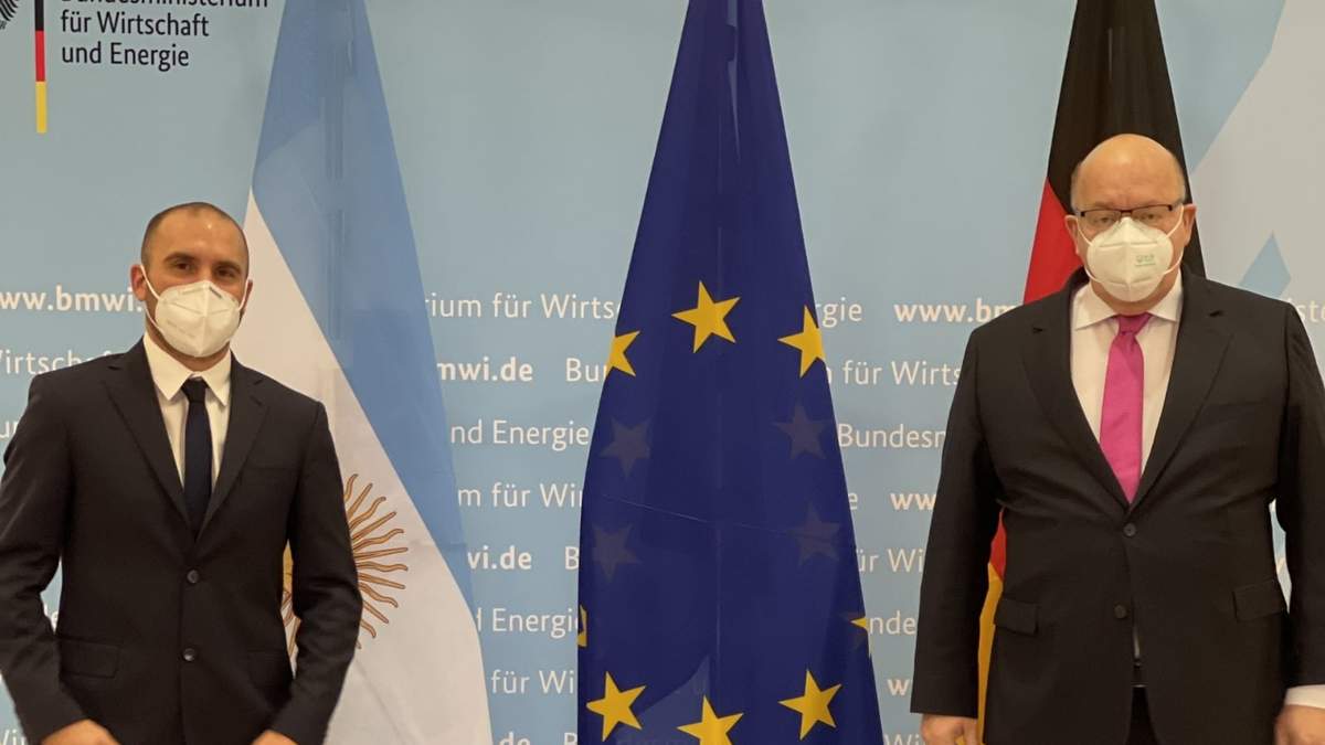 Martín Guzmán en Berlín. Fuente: (Twitter)