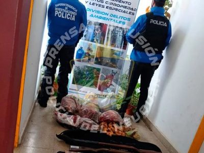 Varios allanamientos en Cutral Co y Plaza Huincul por caza ilegal de especies protegidas