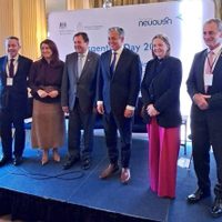 Rolando Figueroa y Alberto Weretilneck buscan inversores británicos en Londres