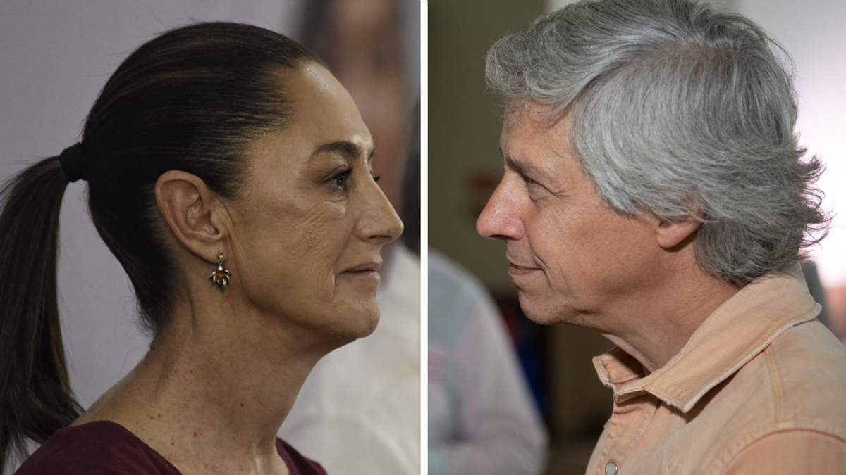 Claudia Sheinbaum y Claudio X. González