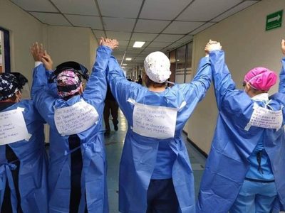 Personal del Hospital Central de SLP anuncia paro de labores por falta de insumos