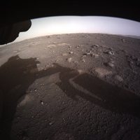 Un tormenta de polvo nubla la ruta del rover Perseverance en Marte
