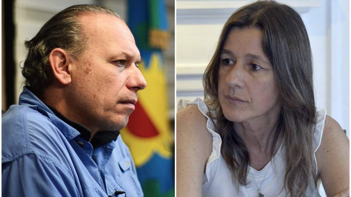 El ministro de Seguridad bonaerense, Sergio Berni, y la ministra de Seguridad de la Nación, Sabina Frederic. Fuente: (Minuto Neuquén)