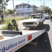 En lo que va del año, retiraron 85 vehículos que estaban abandonados en la vía pública