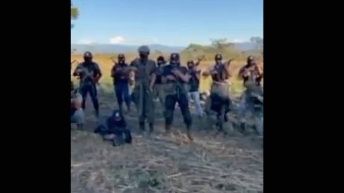 El video del grupo armado