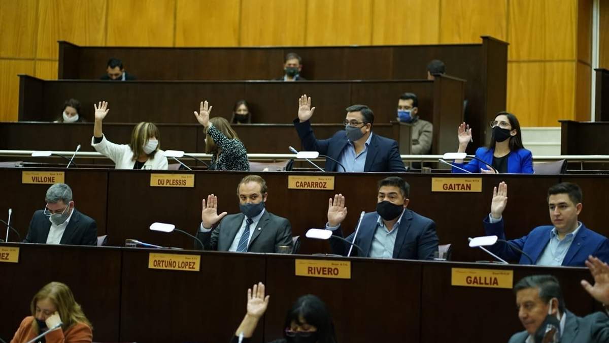 Séptima sesión ordinaria de la Legislatura de Neuquén. Fuente: (Twitter).