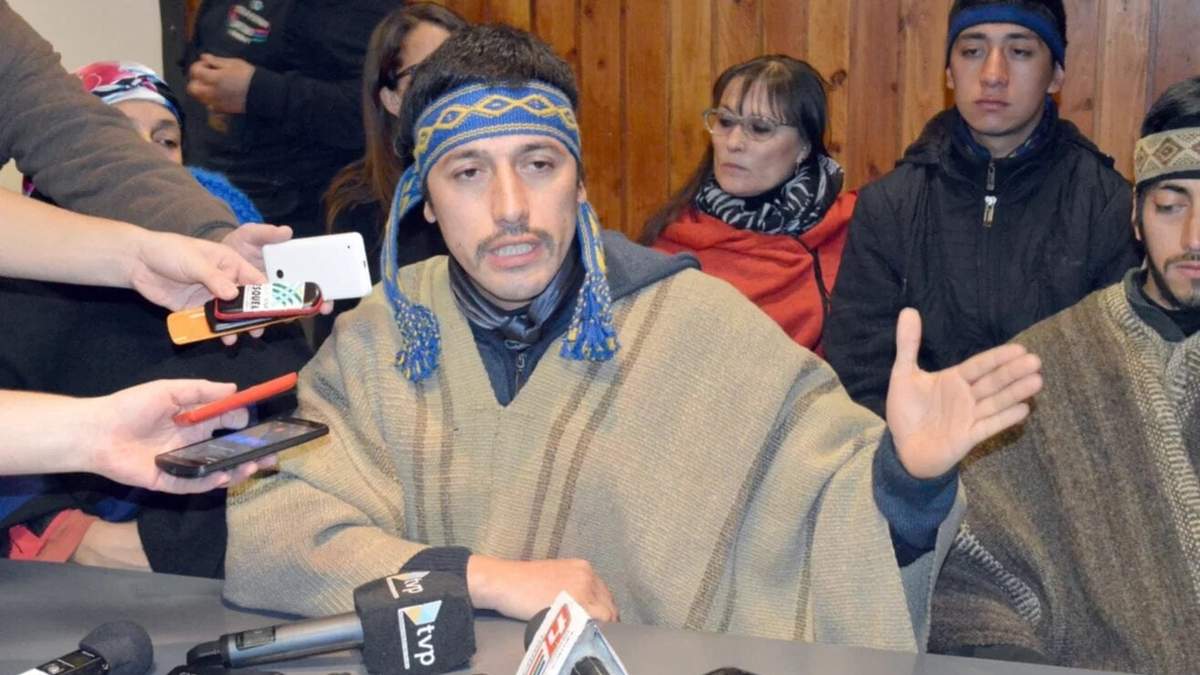 Facundo Jones Huala, condenado por incendio y tenencia ilegal de armas. Fuente: (Twitter)