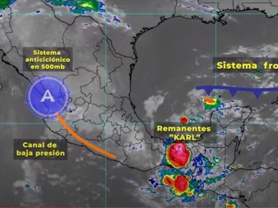 Un muerto y más de un millar de evacuados por el paso de una tormenta tropical en el sur de México