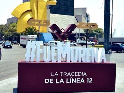Colectivos repudian tinte partidista del antimonumento del PAN para recordar a víctimas de Línea 12