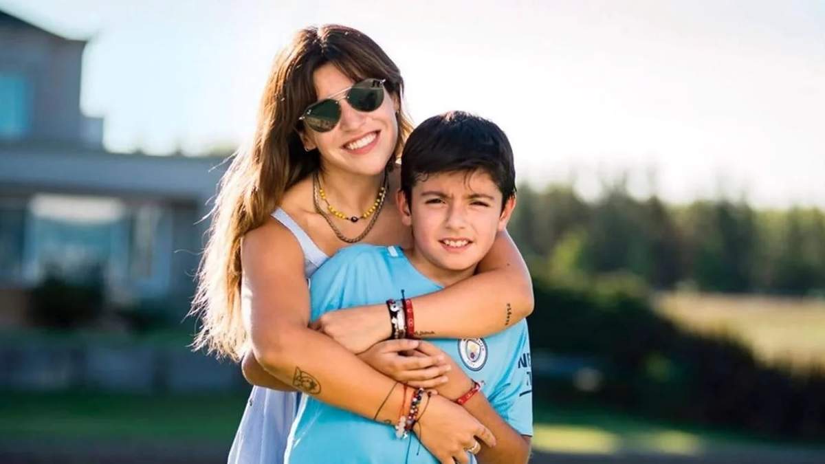 Gianinna Maradona y Benjamín Agüero. Fuente: (Instagram)