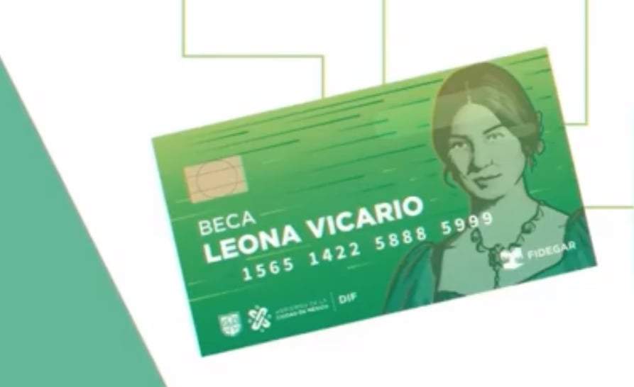La tarjeta para recibir el apoyo