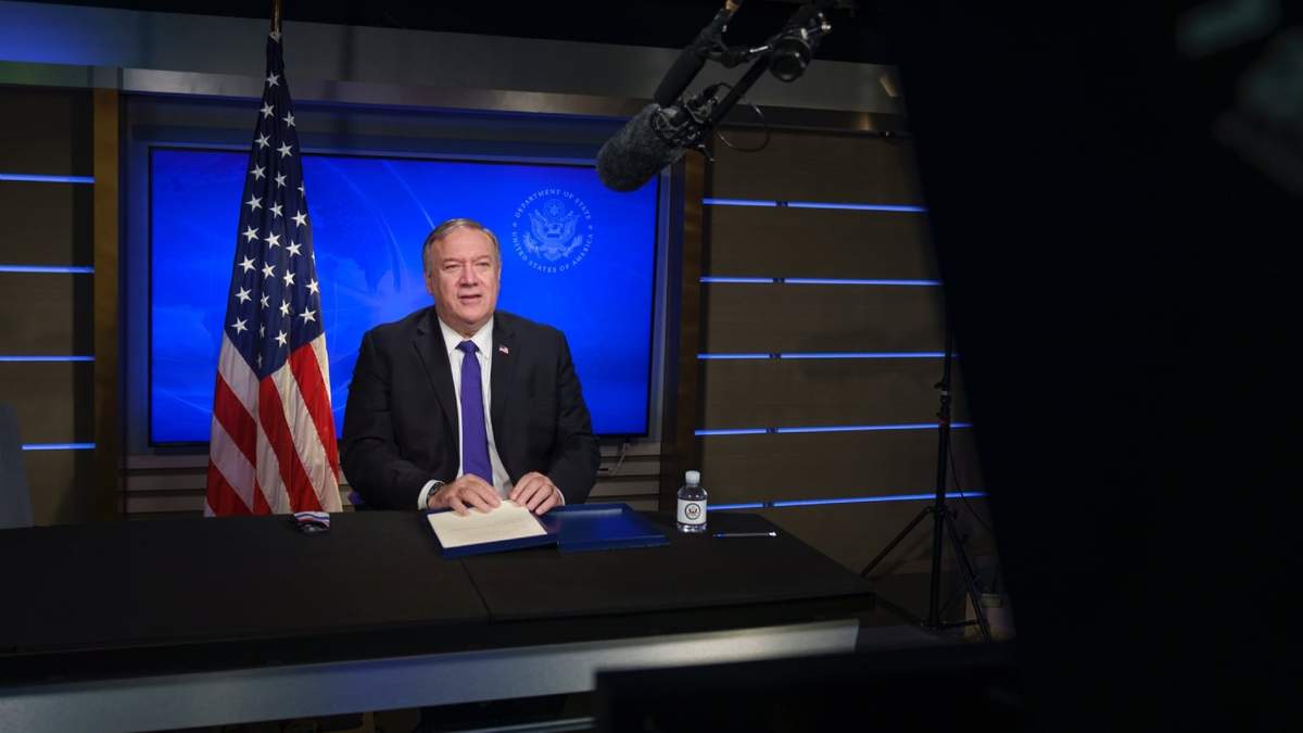 El secretario de Estado de EU, Mike Pompeo