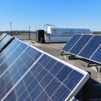 Energías limpias en Chubut: ponen en marcha el primer parque solar del Complejo de Puerto Lobos