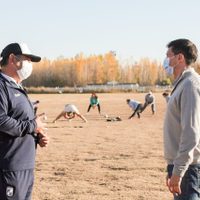 Deporte e inclusión en Neuquén: Koopmann visitó al equipo de "Rugby Más"