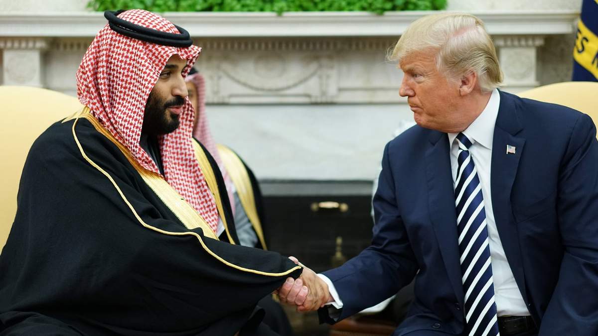 Mohammed Bin Salman y Donald Trump. Fuente: (Twitter)