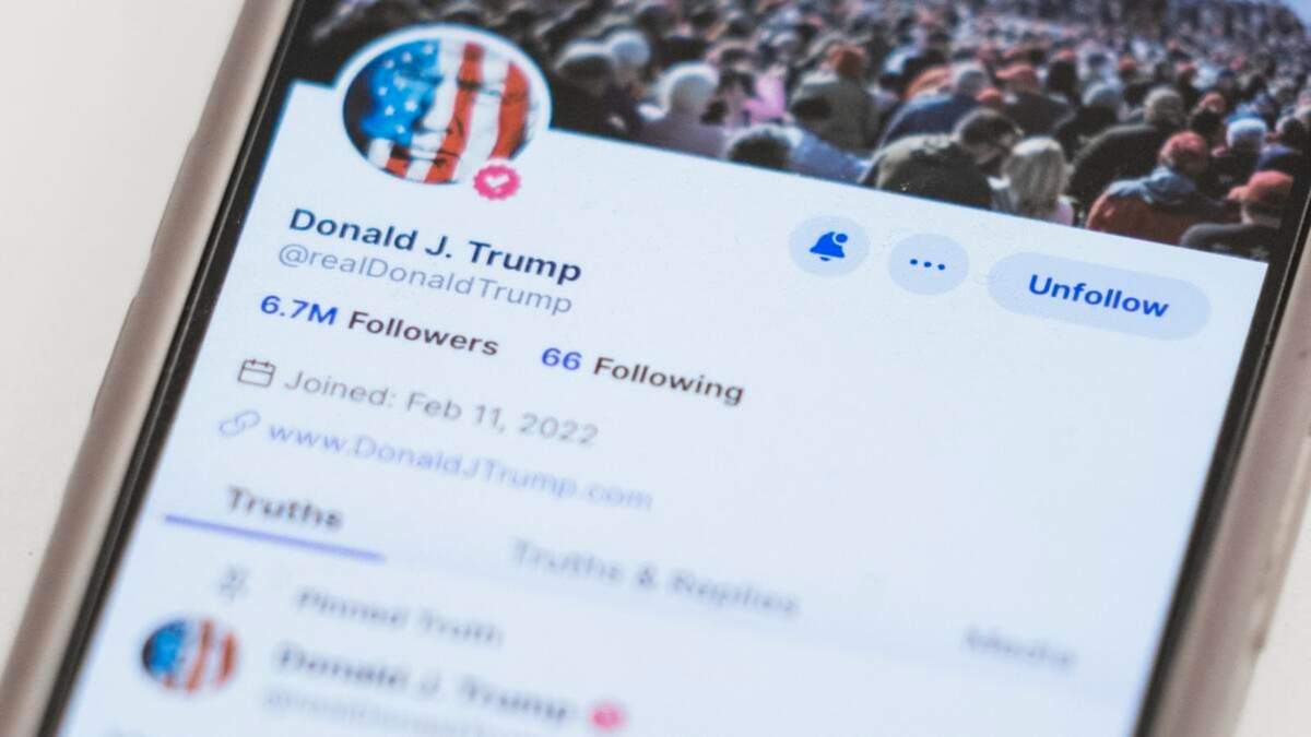 Red social de Trump
