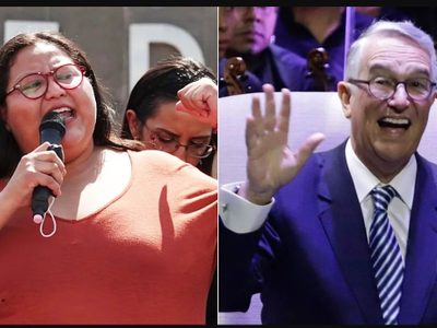 Salinas Pliego y Citlalli Hernández discuten en redes por accidente en Banco Azteca de Tepoztlán
