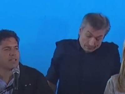 El gesto de Máximo Kirchner durante el discurso de Kicillof que se volvió viral