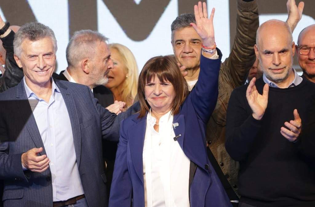 Mauricio Macri, Patricia Bullrich y Horacio Rodríguez Larreta
