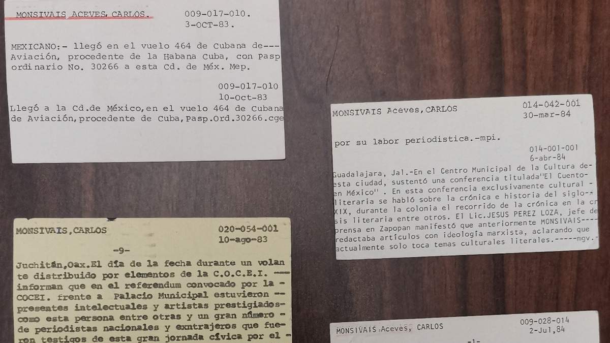La vigilancia gubernamental sobre el periodista.