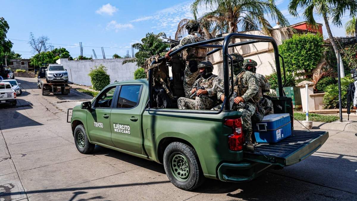 Militares en Culiacán, Sinaloa