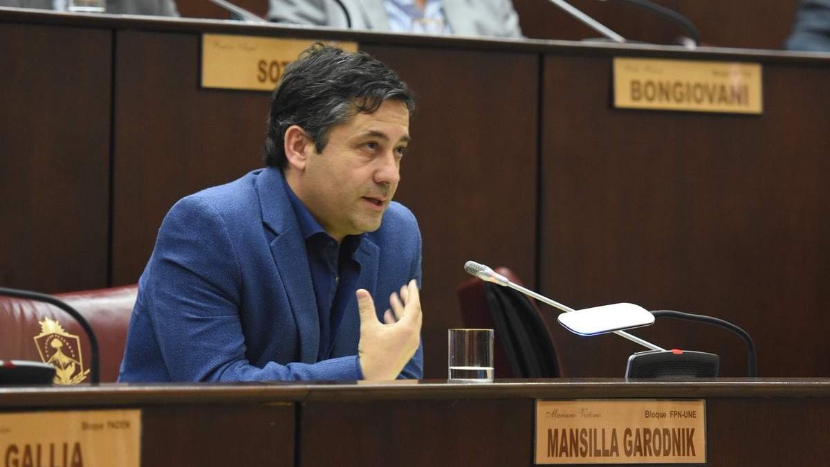 Diputado provincial Mariano Mansilla.