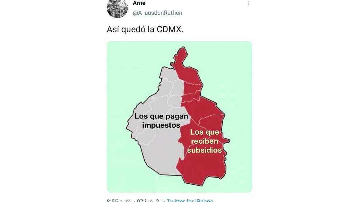 Una de las imágenes que circuló en redes
