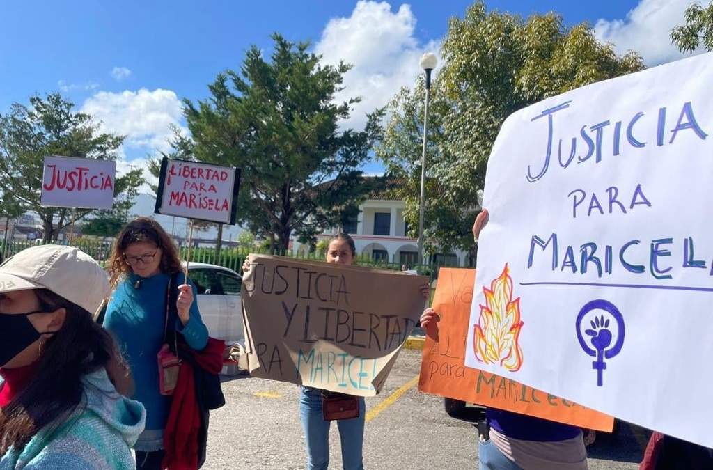Protesta por caso de Marisela López Bautista
