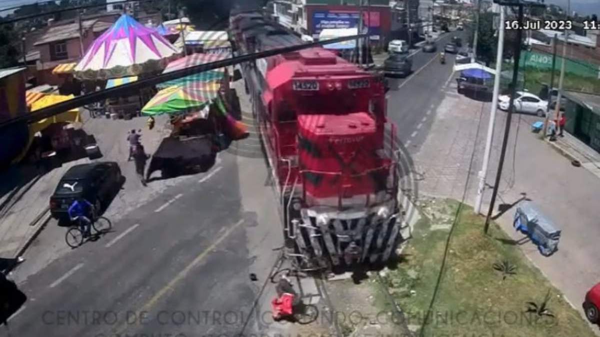 El ciclista quedó lesionado