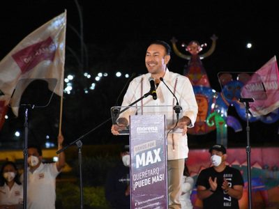 Expanista y ahora candidato de Morena en Querétaro, vive en el exclusivo conjunto residencial