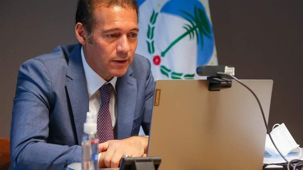 Omar Gutiérrez, gobernador de la provincia de Neuquén. Fuente: (Twitter)