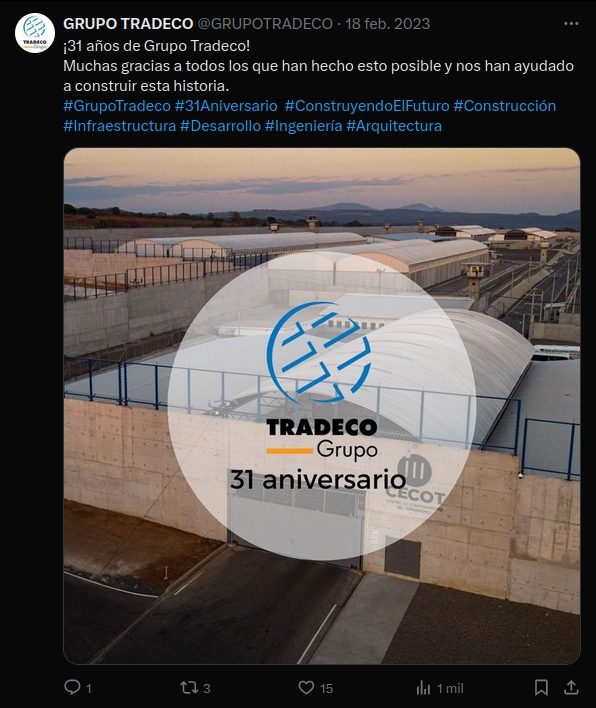 31 ANIVERSARIO TRADECO