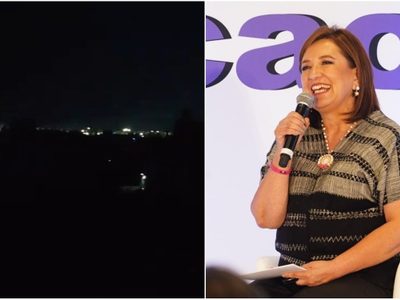 Xóchitl Gálvez aprovecha apagones para hablar de sus propuestas sobre energía