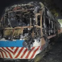 Prendieron fuego a una formación del Tren del Valle