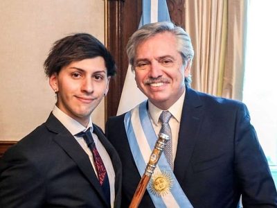 Dyhzy, el hijo de Alberto Fernández, contó un secreto de su padre. ¿Se fue de boca?