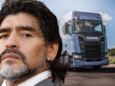 Ferrari y un camión de gran porte: cómo fue la devoción de Diego Maradona por los autos lujosos