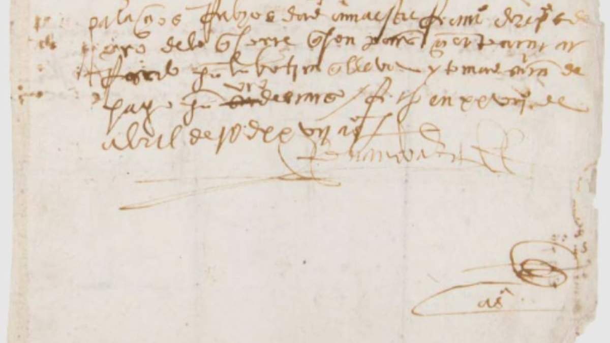 El documento devuelto al Archivo General de la Nación